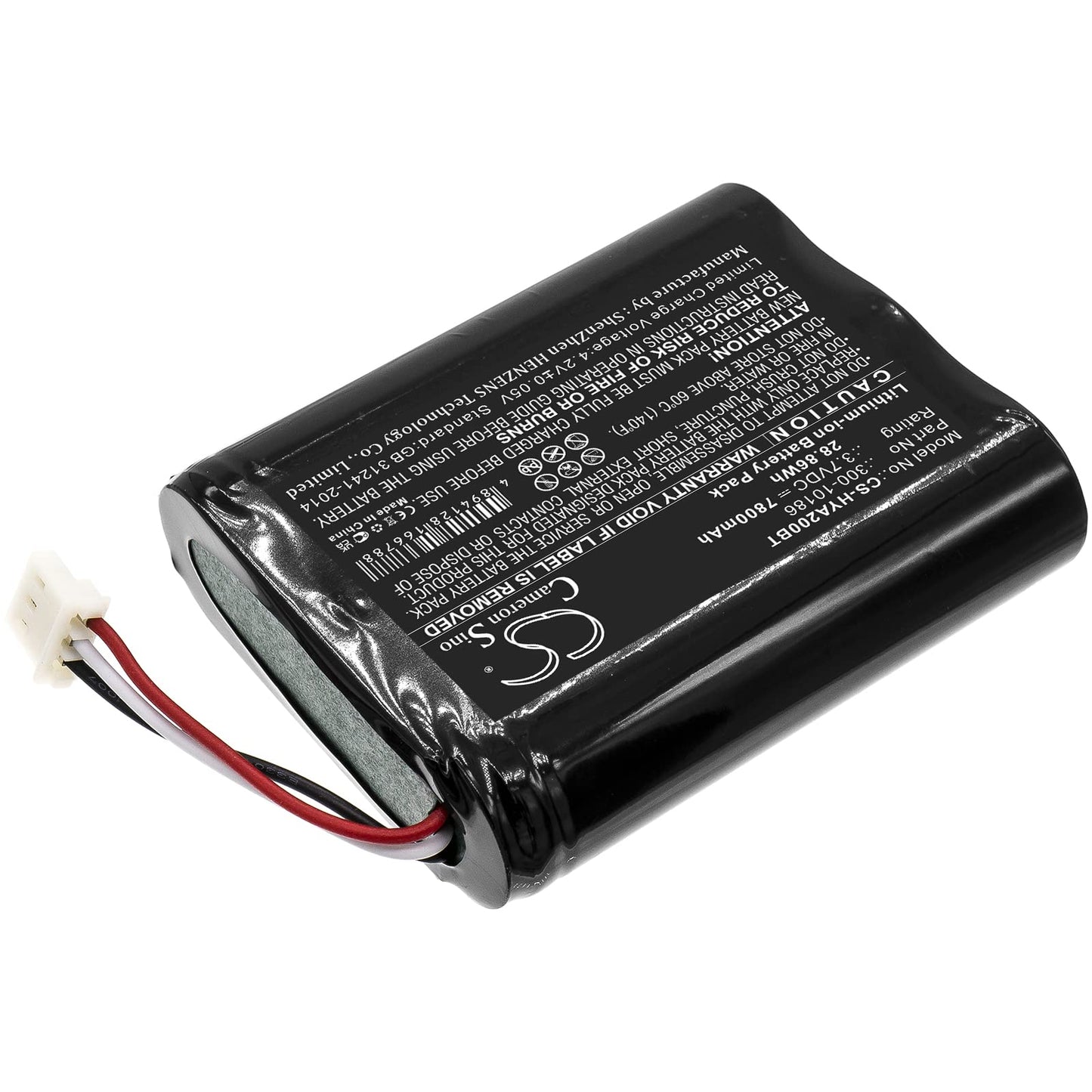 LIONX Battery for Alarm System Fit Model Pro 7 AI05-2 AIO7-1 AIO7-2 Command Smart Security Panel ADT7AIO ADT5AIO 300-10186 7800mAh / 28.86Wh