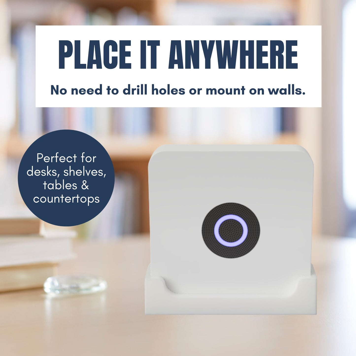 Ring Base Station 2nd Gen Holder- Secure & Stable Base Holder Stand Compatible with Ring Alarm Base Station - Easy Installation, Versatile Placement