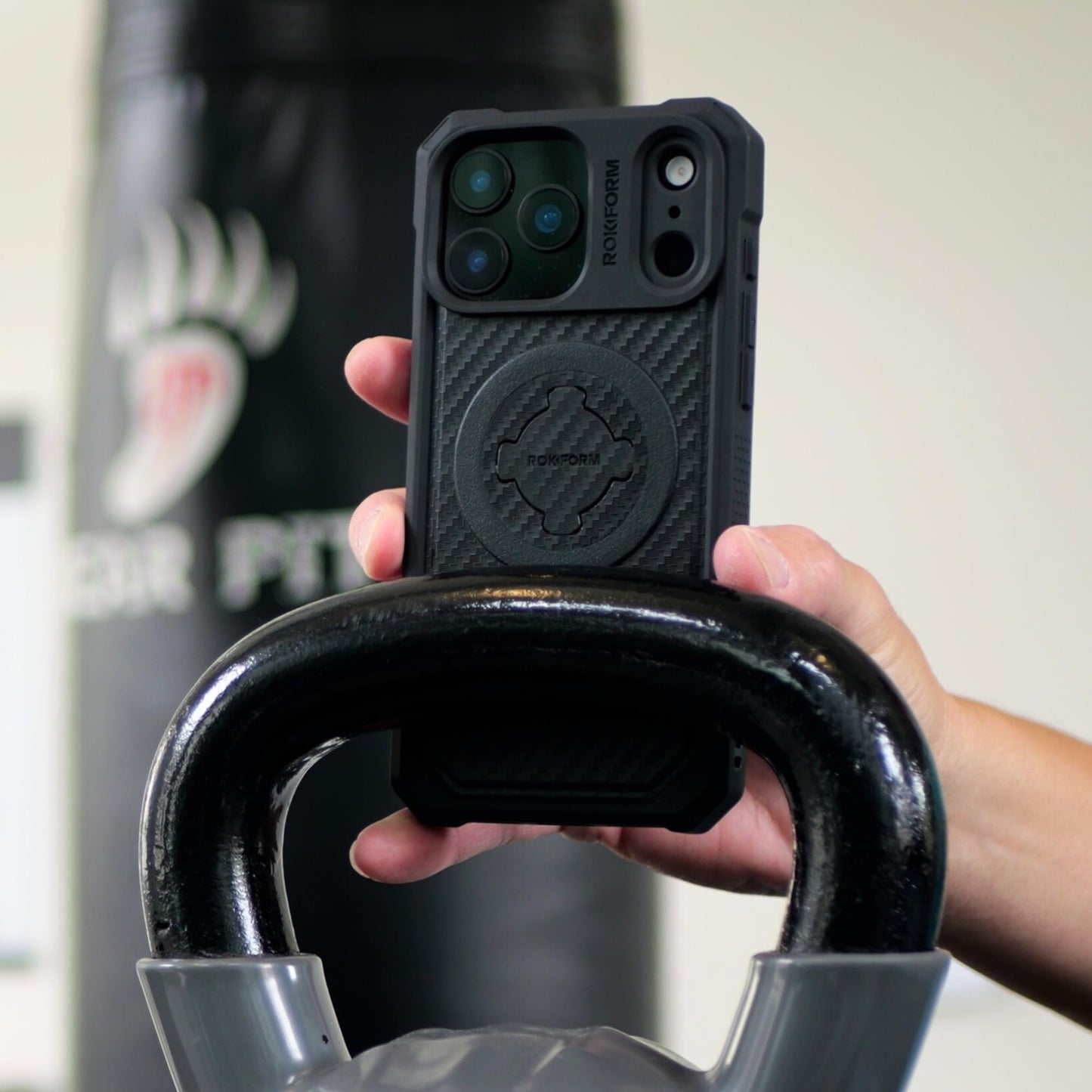 ROKFORM Rugged Case for iPhone 17 Pro Max, Magnetic + RokLock (Black)