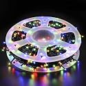 MYGOTO Christmas LED String Lights 500L 165feet 8 Modes 30V Plug in String Lights Green Wire Fairy Outdoor Lights Home Garden Party Wedding Xmas Tree