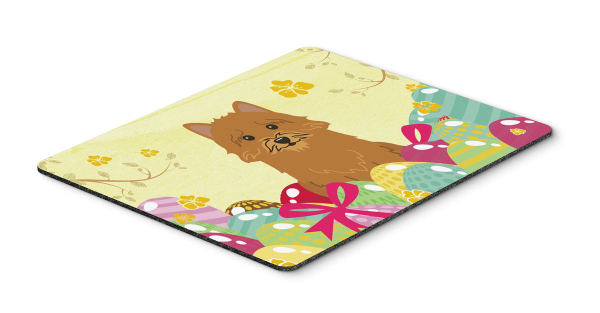 Caroline's Treasures BB6020MP Easter Eggs Norwich Terrier Mouse Pad, Hot Pad or Trivet for Home Office Gaming Working Computers Laptop Mouse
