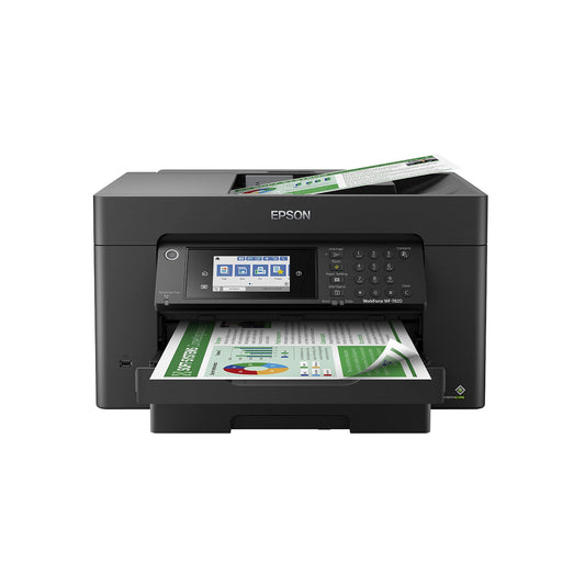 Epson Workforce Pro WF-7820 Wireless Duplex All-in-One Wide-Format Printer, Copier, Scanner, and Fax with 50 Page ADF, 250 Sheet Paper Capacity