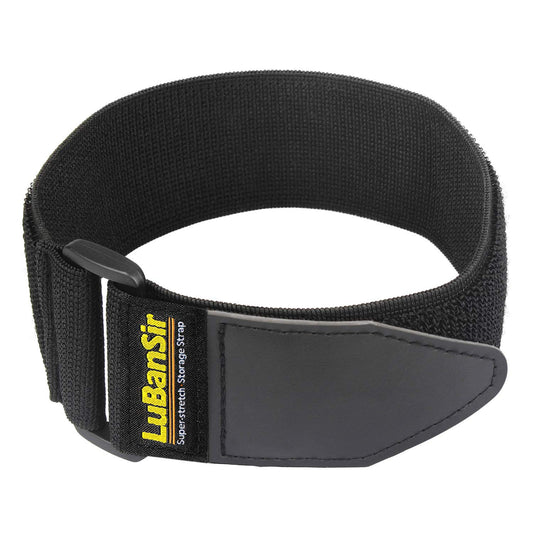 LuBanSir Cinch Straps - 2" x 18" (6 Pack) Elastic Hook and Loop Storage Straps with Buckle for Bicycle, Truck, Boat and More for Extension Cords