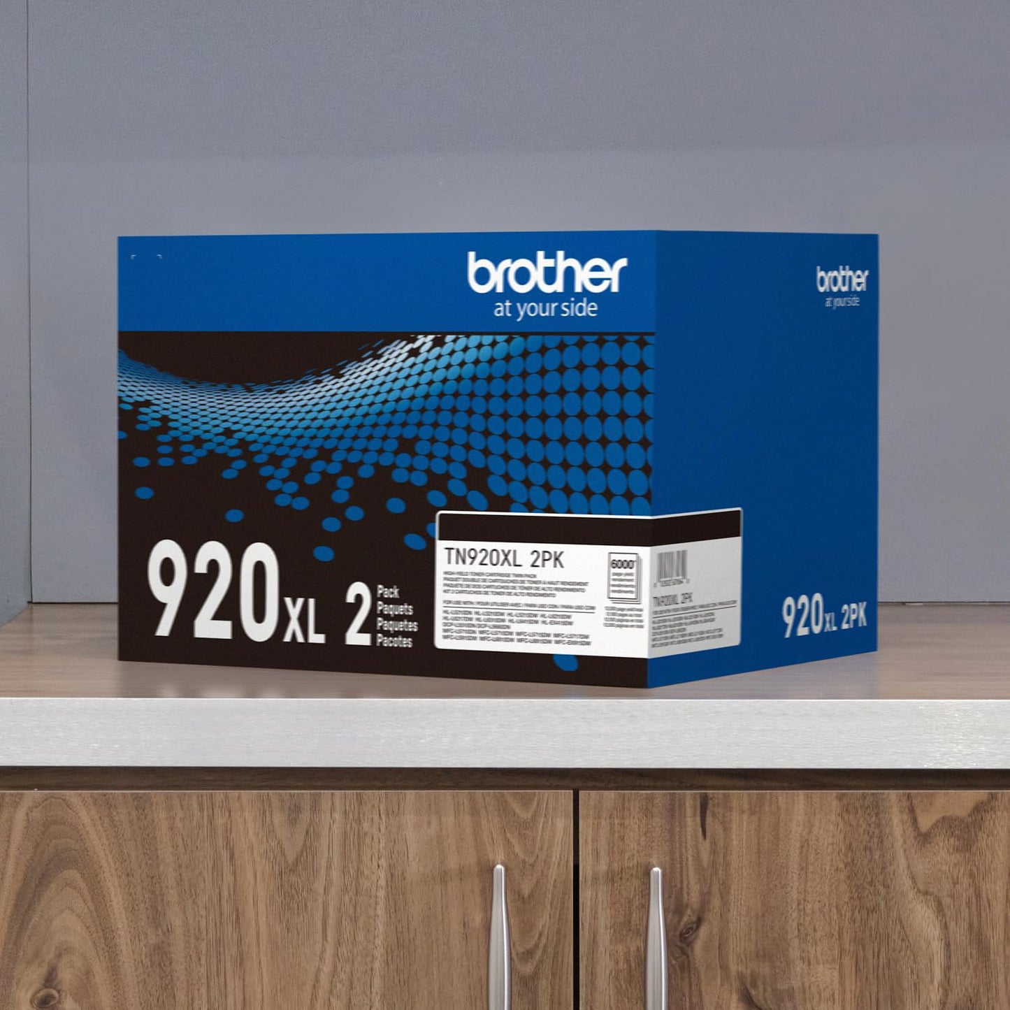Brother Genuine TN920XL High-Yield Black Toner Cartridge 2-Pack for Professional Business Laser Printers, 12,000 Pages per Cartridge, Compatible