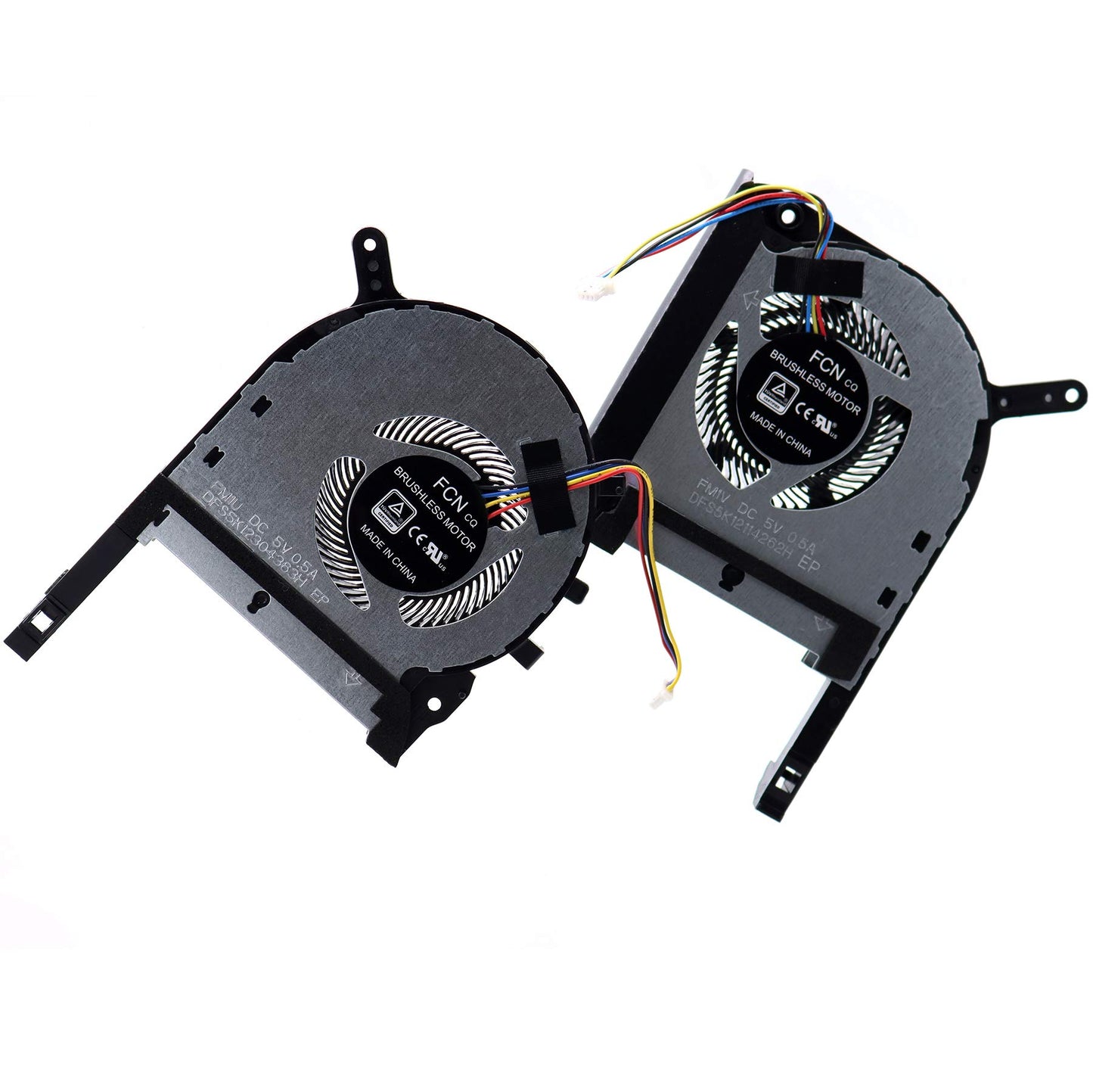 Deal4GO CPU & Graphics GPU Cooling Fan Replacement for ASUS FX505 FX705 FX506 FX566 FX86 FX95 FX706 FA506 FX505DT-AH51 FX506LH-AS51 FX505DD