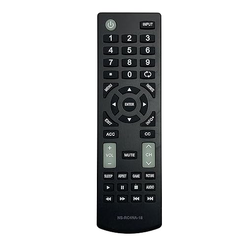 NS-RC4NA-18 Replacement Remote Compatible with Insignia TV NS-50D510NA19 NS-50D510MX19 NS-32D311NA17 NS-32D311MX17 NS-40D420NA18 NS-49D420NA18