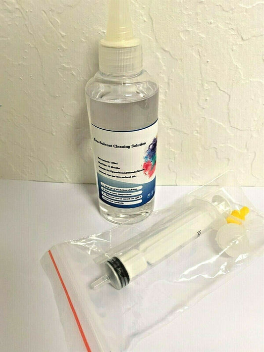 Inkpro 100ml Premium Universal Cleaning Solution for ECO Solvent Printer Mimaki Roland Mutoh Line Head Plus Printhead Cleaning Tool