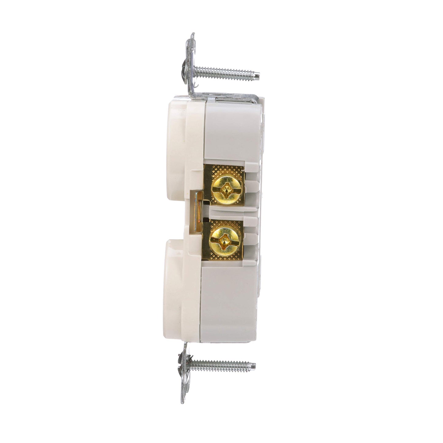 Eaton TRBR20LABXSP 20-Amp 3-Wire 125-Volt Tamper Resistant Commercial Grade Duplex Receptacle 2-Pole, Light Almond