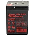 Interstate Batteries 6V 4Ah Fire & Security Battery (F1 Terminal) SLA AGM VRLA Power Patrol Rechargeable Replacement for Fire Alarms, Security…