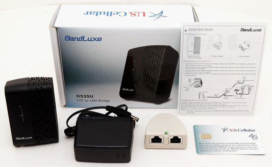 US Cellular BandLuxe D535U LTE to LAN Bridge 3G Bandwidth connect POS