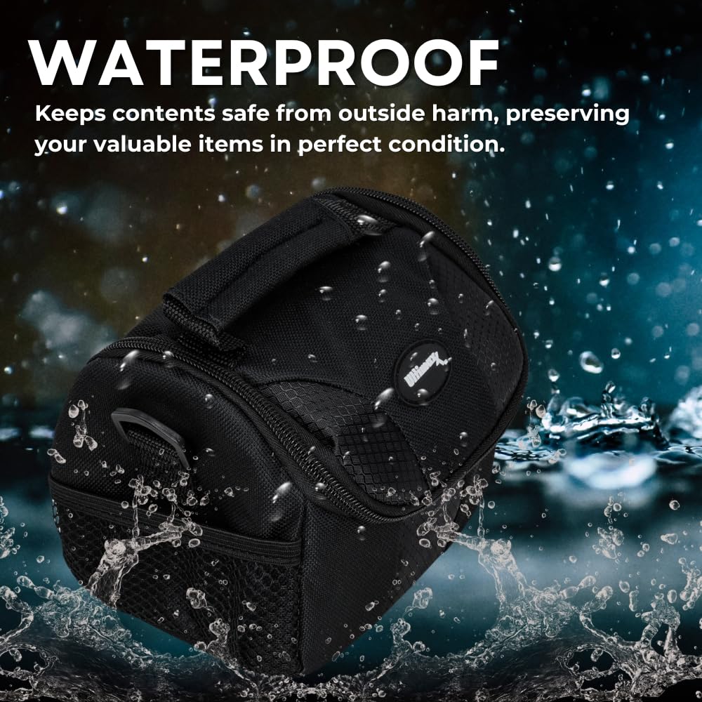Ultimaxx Small Carrying Case/Gadget Bag for Sony, Nikon, Canon, Olympus, Fuji, Pentax, Panasonic, Samsung,Leica, Kodak & Many More Cameras