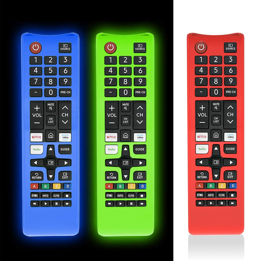 [3 Pcs] Protective Cover for Samsung TV Remote, Silicone Protective Case Compatible with Samsung Smart TV Remote BN59-01301A Bn59-01315A Bn59-01199F