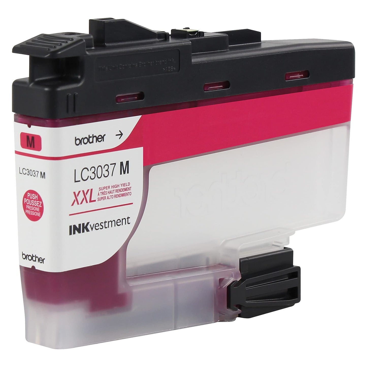 Brother Genuine LC3037M, Single Pack Super High-Yield Magenta INKvestment Tank Ink Cartridge, Page Yield Up to 1,500 Pages, LC3037, Amazon Dash