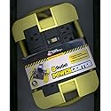 Power Sentry S10053700303/17 8 Outlet Power Center with Cord Management (Black/Yellow)
