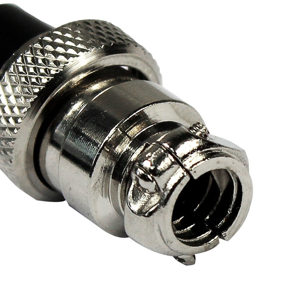 Lsgoodcare 10Pairs 16mm 6 Pin Aviation Connector Plug Female Male 5A with 10Pcs Aviation Caps, GX16-6Pin Metal Aviations Wire Socket