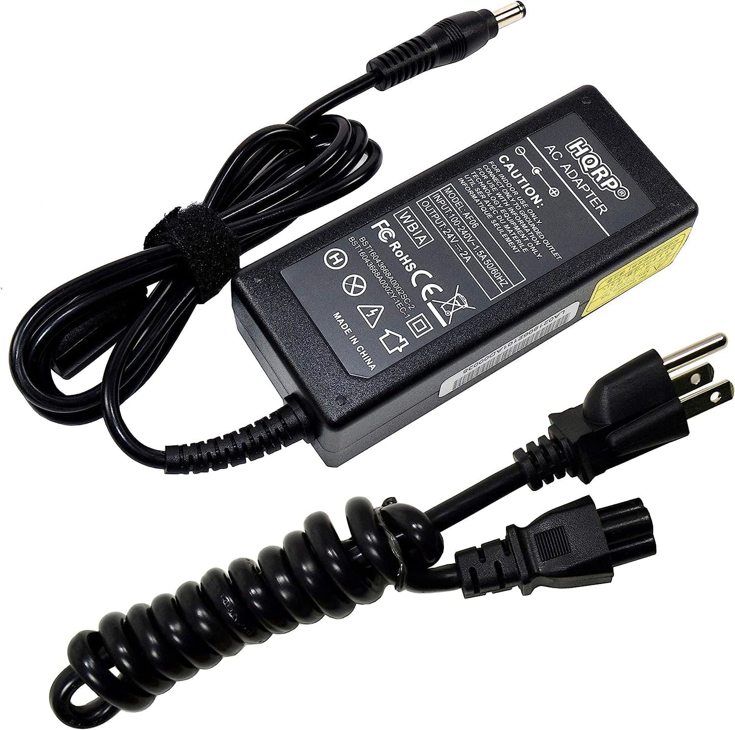 HQRP 24V AC Adapter Compatible with TL04-240125D Silhouette Cameo, Silhouette Portrait Electronic Cutting Tool Replacement Power Supply PSU Cord…