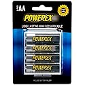 Powerex MHRAA4 AA 2700mAh 4-Pack Rechargeable Batteries