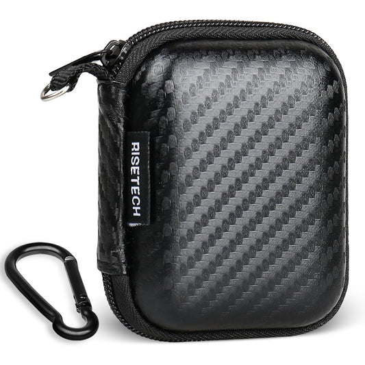 Earbud Case Holder Earphone Case Hard EVA Headphone Storage Bag Small Zipper Pouch Compatible with Wired Earbuds, JBL Vibe Beam, Tune 230NC TWS, TAGRY