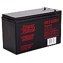 Interstate Batteries 12V 7Ah Fire & Security Battery (F1 Terminal) SLA AGM VRLA Power Patrol Rechargeable Replacement for Fire Alarms, Security…