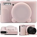 SZHSYJY Camera Case for Canon PowerShot SX740/ SX730 Digital Camera,Soft Silicone Protective Bag Removable Lens Cover,Anti-Scratch Slim Fit