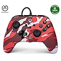 PowerA Enhanced Wired Controller for Xbox Series X|S - Red Camo, gamepad, wired video game controller, gaming controller, works with Xbox One
