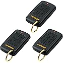 Seco-Larm SK-919T4-GNQ Pack of 3 Enforcer Pendant RF Transmitters; 4-Buttons, 15-Channels; Over 68 Billion Possible Codes; Operates up to 500ft