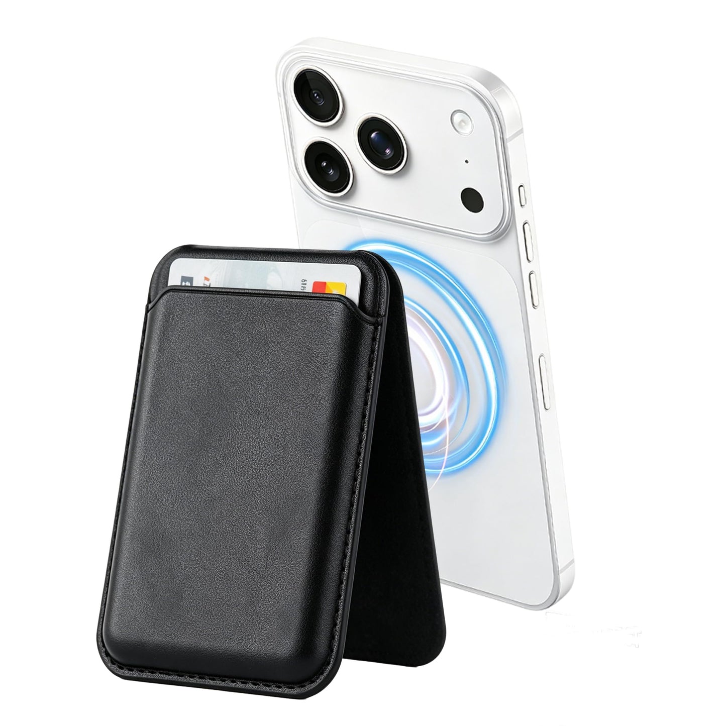 Hosann Century Magnetic Wallet Stand for MagSafe, Black
