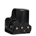 MegaGear Sony Cyber-Shot DSC-RX10 IV, DSC-RX10 III Ever Ready Leather Camera Case and Strap, with Battery Access - Black - MG760