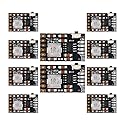 QCCAN 10pcs 2A 5V Charge Discharge Integrated Module 3.7V 4.2V Lithium Battery Boost Mobile Power Protection DIY Electronic PCB Board Module