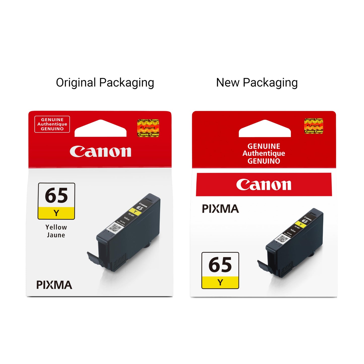 Canon CLI-65 Genuine Yellow Ink Tank, Compatible with PIXMA PRO-200, and PIXMA PRO-200S Printers