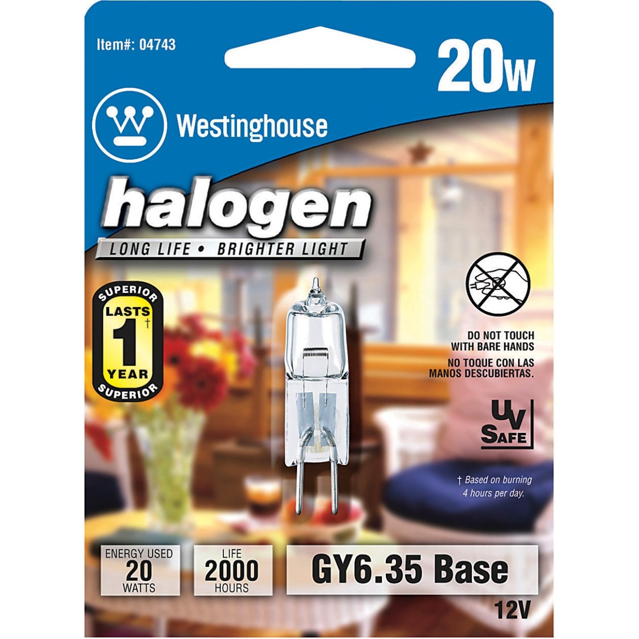 Bulb 20W T-4 12V Halogen