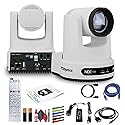 PTZOptics Move 4K SDI/HDMI/USB/IP PTZ Camera with 12x Optical Zoom (White) (PT12X-4K-WH-G3) + Lens Cleaning Kit + HDMI Cable + Ethernet Cable + Color