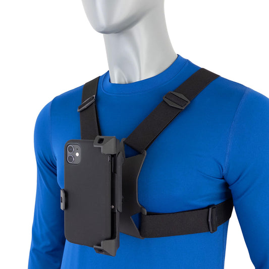 STUNTMAN High Stability Chest Mount for Smartphones - Compatible with iPhone, Samsung, Motorola, Google Pixel and Other Phones