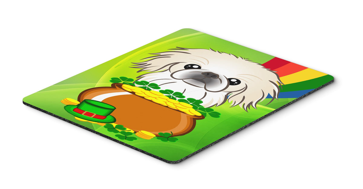 Caroline's Treasures BB1965MP Pekingese St. Patrick's Day Mouse Pad, Hot Pad or Trivet for Home Office Gaming Working Computers Laptop Mouse
