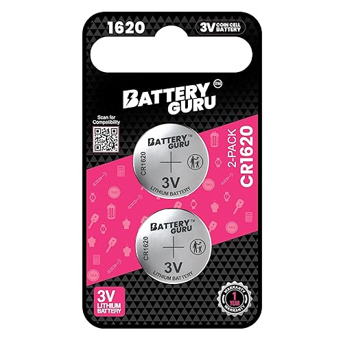 Car Key Battery for Mazda 3 5-Door (2007-2013 3 5-Door Flip Key Remote Batteries CR1620 3V Pack of 2)