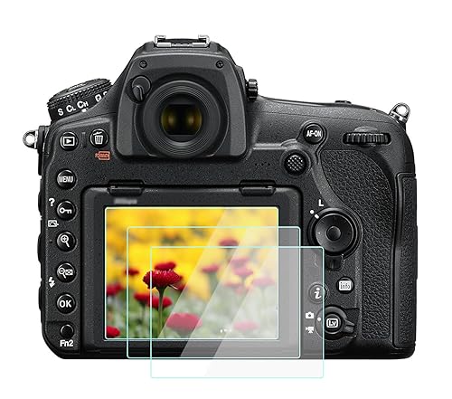 YRTIYO D850 Screen Protector for Nikon D850 D810 D780 D750 D500 D7200 D7100 Camera, 9H Hardness Tempered Glass Anti-Bubble Anti-scratch Ultra-Clear