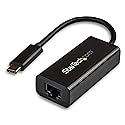 StarTech.com USB-C to Gigabit Ethernet Adapter, Thunderbolt 3 /4 Compatible, RJ45 LAN Network Converter, Windows & Mac