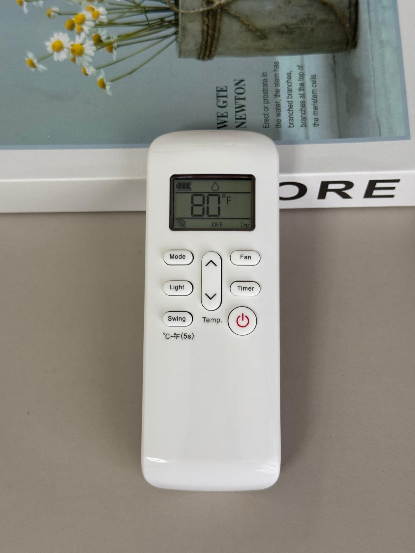 Replacement Remote Control for LG Portable Air Conditioner LP0820WSR LP1021BHSM LP1021BSSM LP0721WSR LP1220GSR LP1020WSR LP0621WSR LP0821GSSM