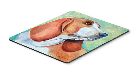Caroline's Treasures 7227MP Basset Hound Mouse Pad, Hot Pad or Trivet for Home Office Gaming Working Computers Laptop Mouse Mat,Washable Large