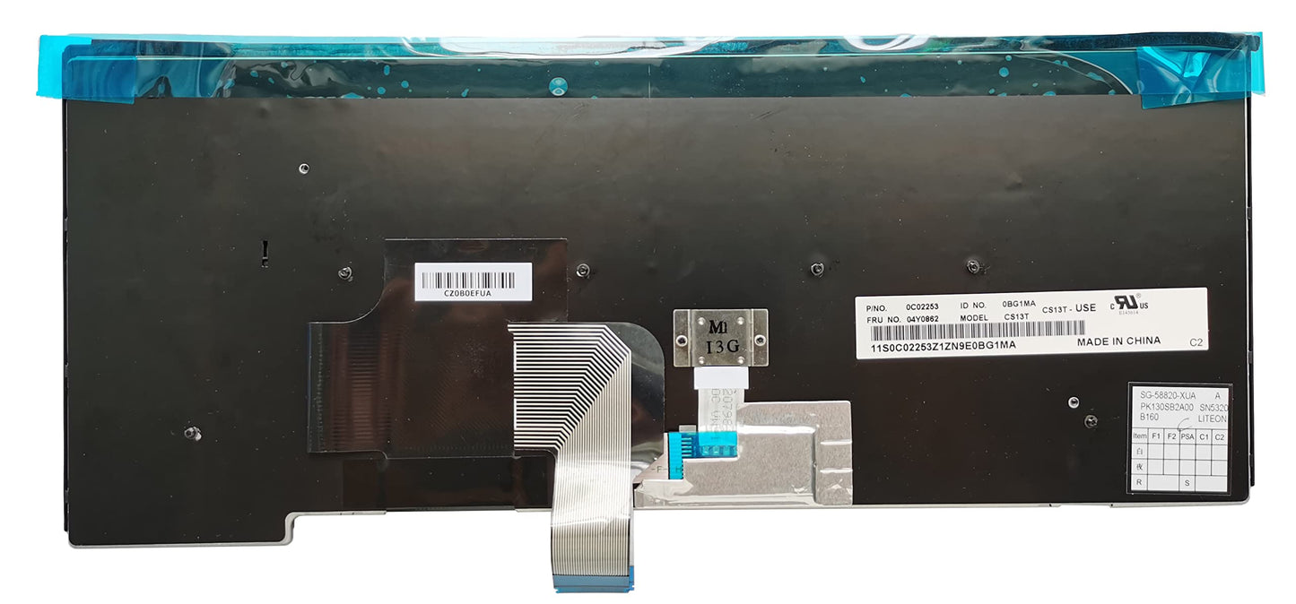 Errum Genuine Original US Keyboard for Lenovo ThinkPad T431 T431s T440 T440E T440p T440s T450 L440 Compatible with 04Y2763 0C45328 04Y0862 0C02253