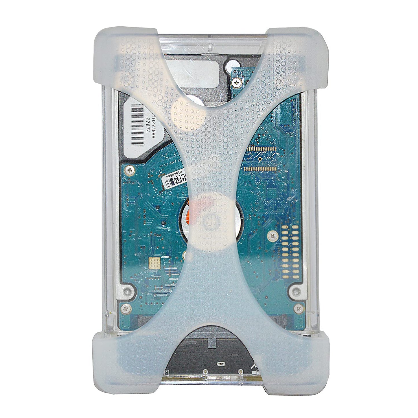 T-SIDAKE 4 Pieces of 2.5 Inch Silicone Hard Drive Protective Case, Shock Proof and Drop Proof Elasticity to Protect Your Device Safety, Suitable