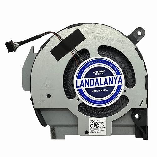 LANDALANYA Replacement new CPU Cooling Fan for Dell Latitude 14 5411 Laptop F3TXM 0F3TXM EG50060S1-C490-S9A DC28000PYSL DC5V 0.35A 4PIN Fan