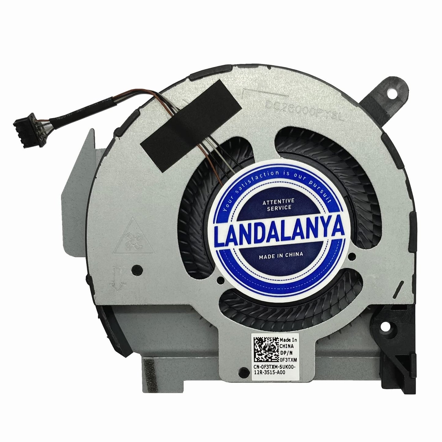 LANDALANYA Replacement new CPU Cooling Fan for Dell Latitude 14 5411 Laptop F3TXM 0F3TXM EG50060S1-C490-S9A DC28000PYSL DC5V 0.35A 4PIN Fan