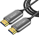 Aieloar Fiber Optic HDMI 2.1 Cable 100ft, 8K HDMI Cable 60Hz Support with Ultra High Speed 48Gbps,4K@120Hz,Dynamic HDR10,eARC,HDCP2.2