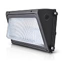 JCE Selectable 60W/90W/100W/120W Wallpack LED wall Lights with Dusk to Dawn Sensor, Max 18000LM 3-CCT Tunable LED wall Pack Light Commercial Security