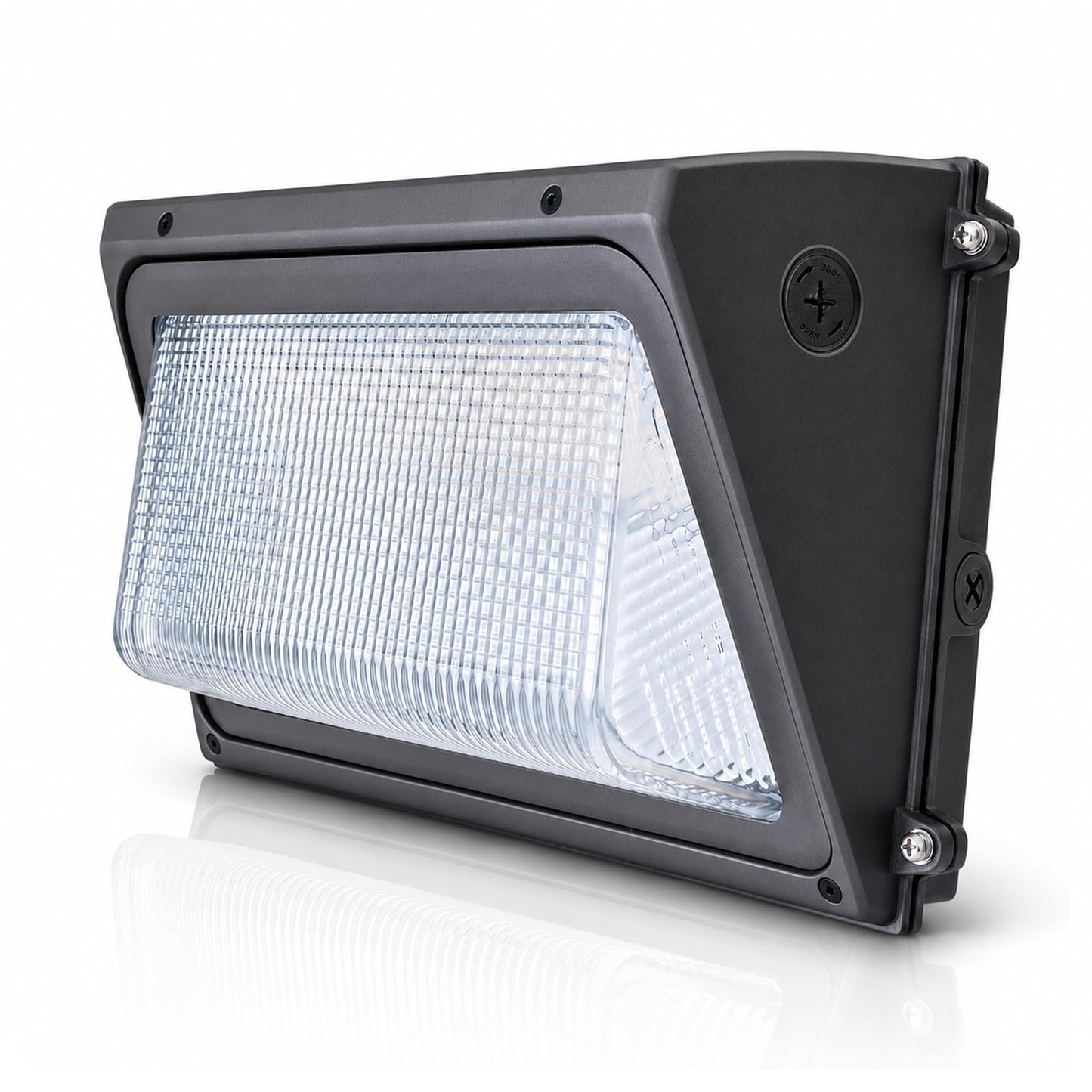 JCE Selectable 60W/90W/100W/120W Wallpack LED wall Lights with Dusk to Dawn Sensor, Max 18000LM 3-CCT Tunable LED wall Pack Light Commercial Security