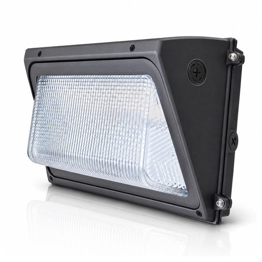 JCE Selectable 60W/90W/100W/120W Wallpack LED wall Lights with Dusk to Dawn Sensor, Max 18000LM 3-CCT Tunable LED wall Pack Light Commercial Security