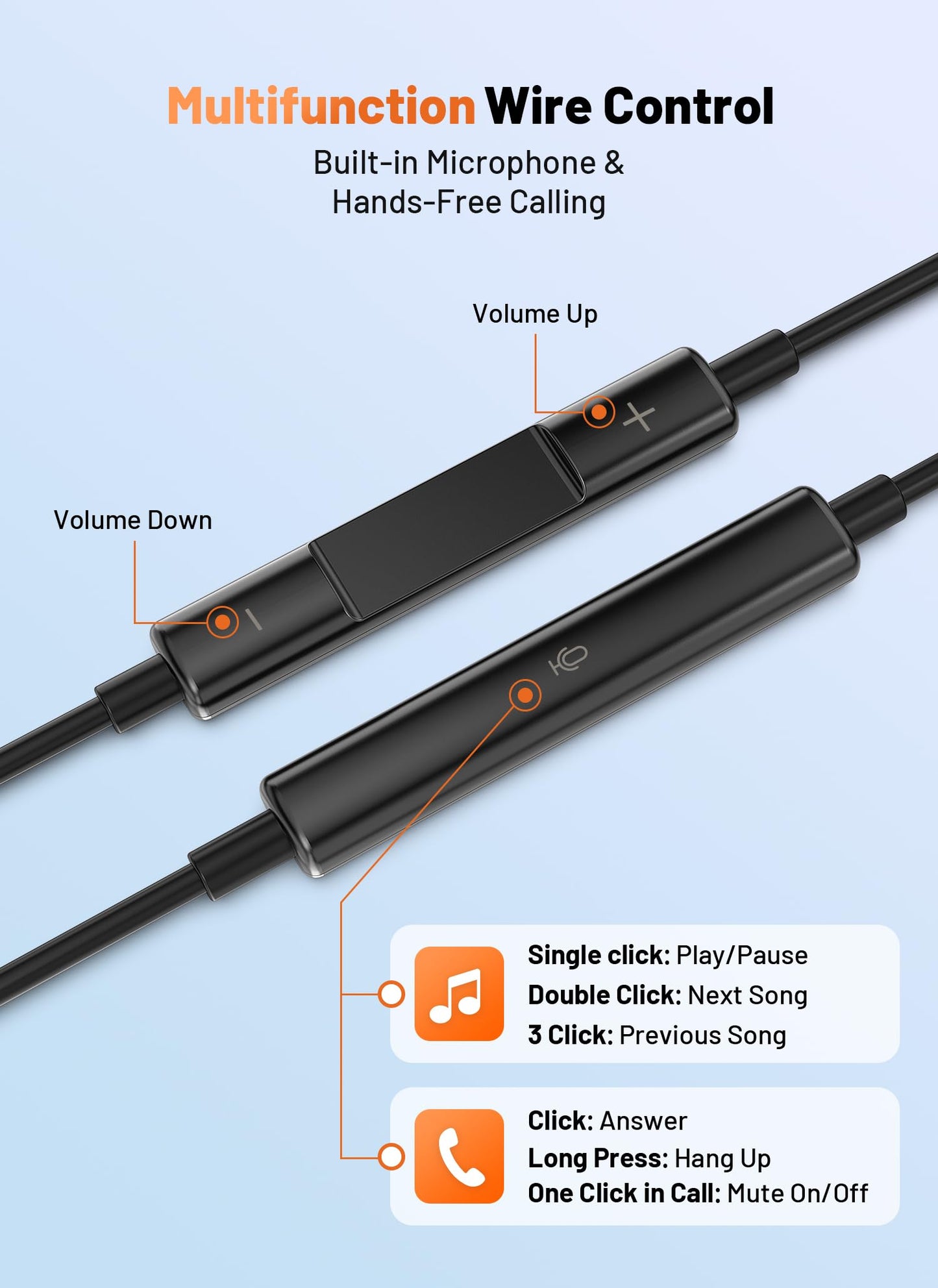 USB C Headphones for iPhone 17/16/15,Wired Earbuds USB C for Galaxy S26 25
