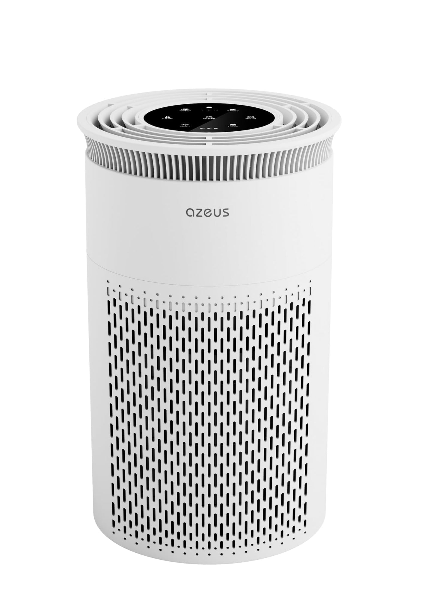 AZEUS Air Purifier C8 for Home Bedroom Office, HEPA Filter Air Cleaner with Activated Carbon, Captures Dust Pet Dander Smoke Odors, Medium Room Air