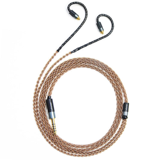GUCraftsman 6N Single Crystal Copper Upgrade Earphone Cable 2.5mm/3.5mm/4.4mm Earphone Upgrade Cable for Sennheiser IE200 IE300 IE600 IE900 (4.4mm…